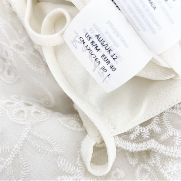 NWT Bardot Lacey Romper Playsuit Ivory Size 8 - Picture 10 of 10